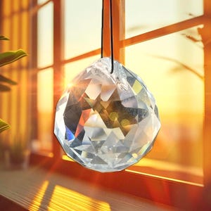 CRAZY CHEAP Crystal Reflective Rainbow Suncatchers | Glass Sun Catchers | Faceted Prisms | 20mm, 30mm, 40mm Beautiful Glass Prism Decor